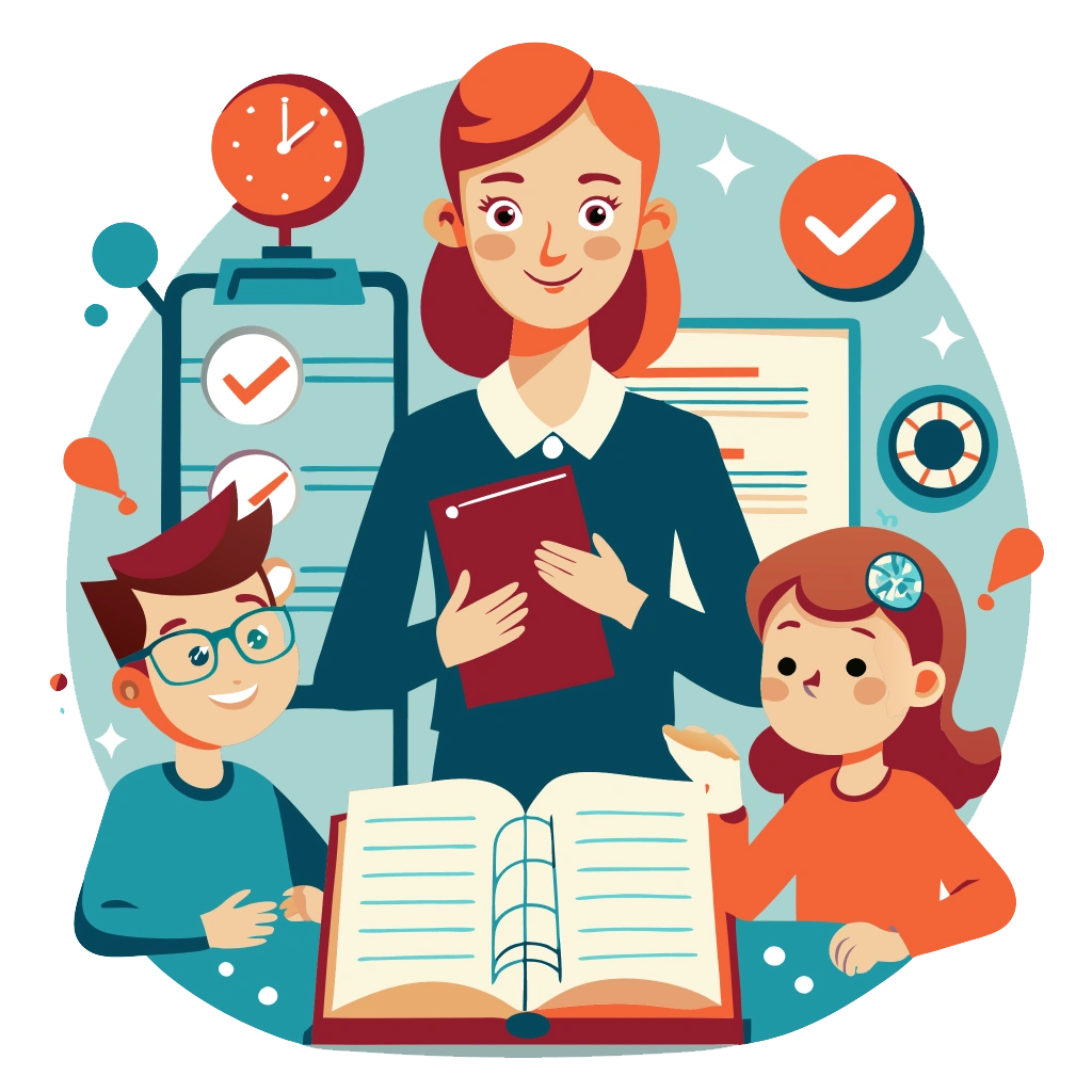 We teach both adults and children icon