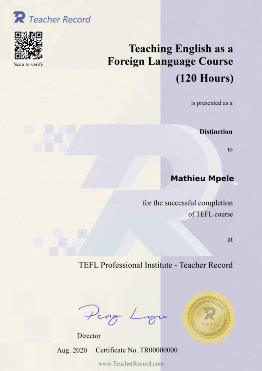 Certificate | LEVITIN SCHOOL