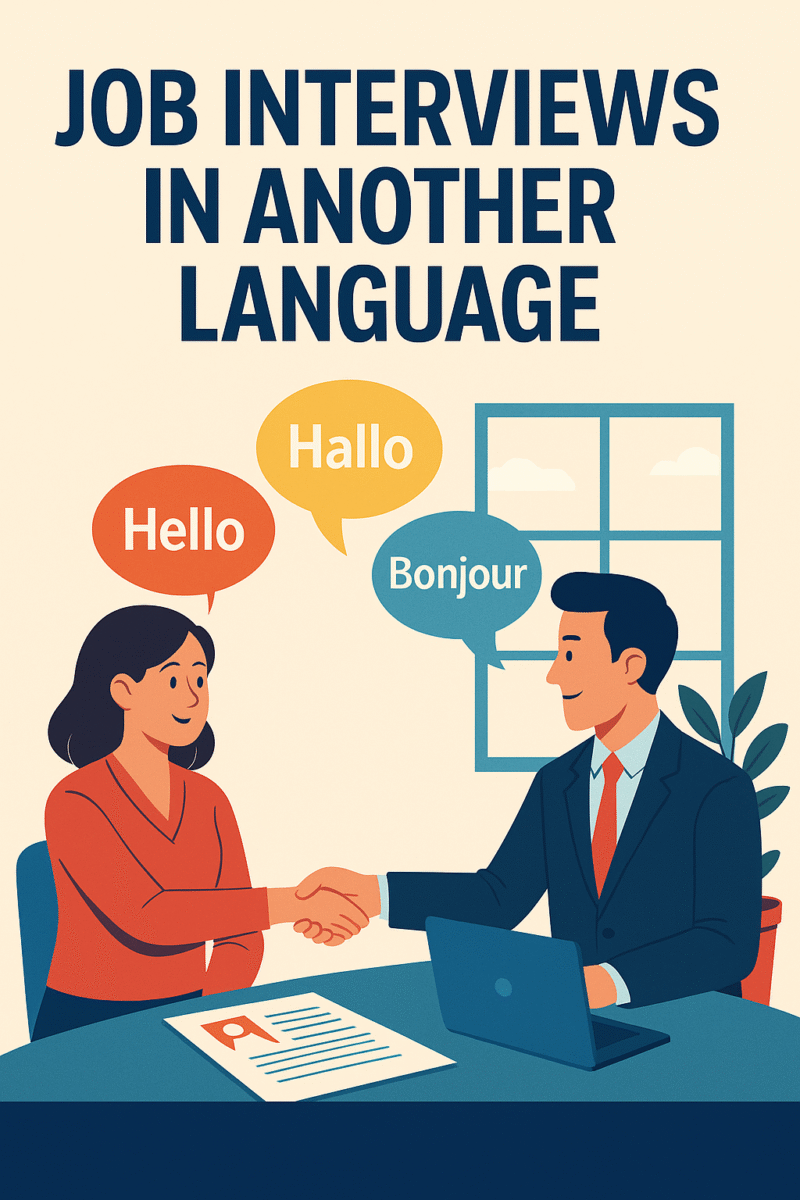 Job Interviews in Another Language