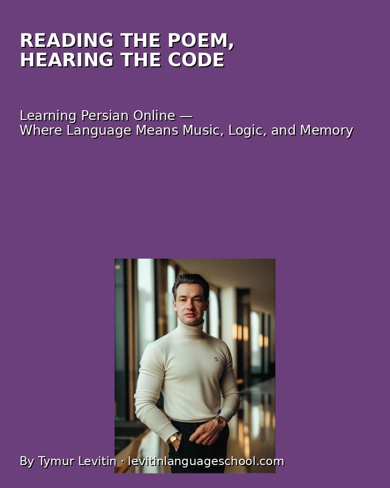 Reading the Poem, Hearing the Code: Learning Persian Online