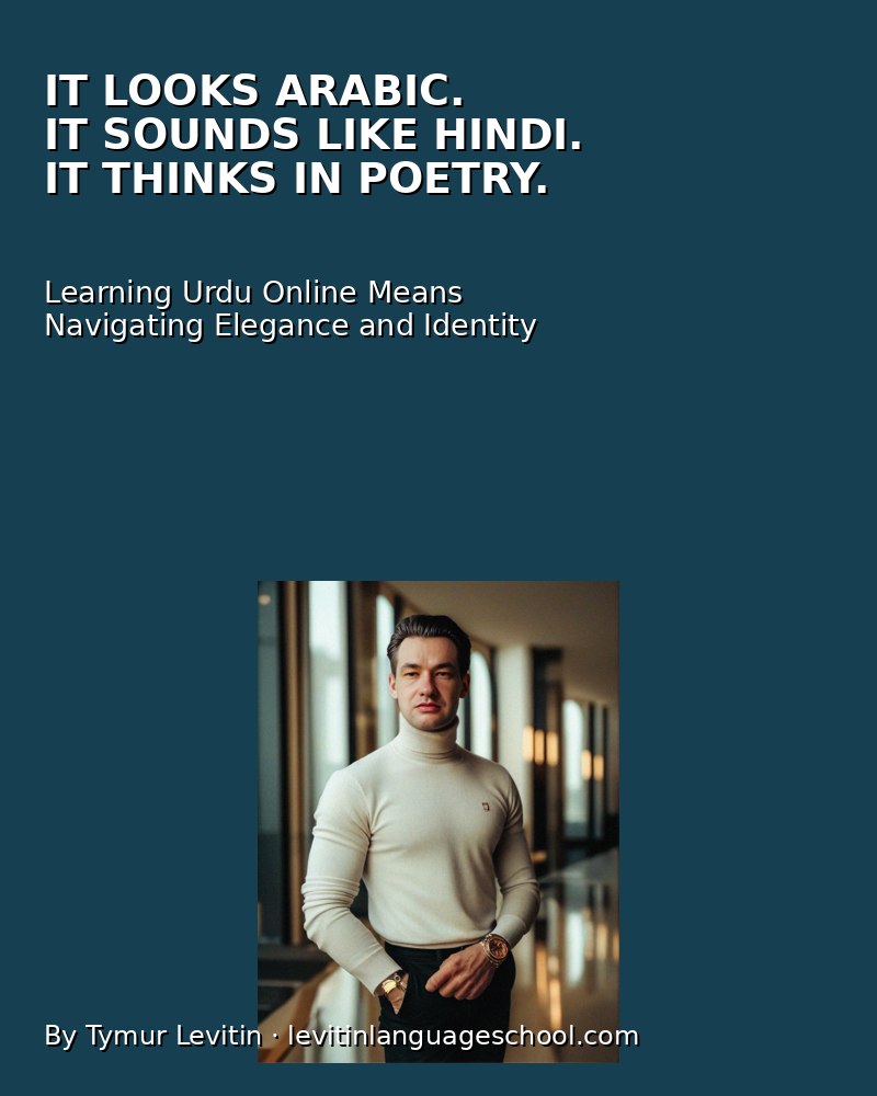 It Looks Arabic. It Sounds Like Hindi. It Thinks in Poetry.