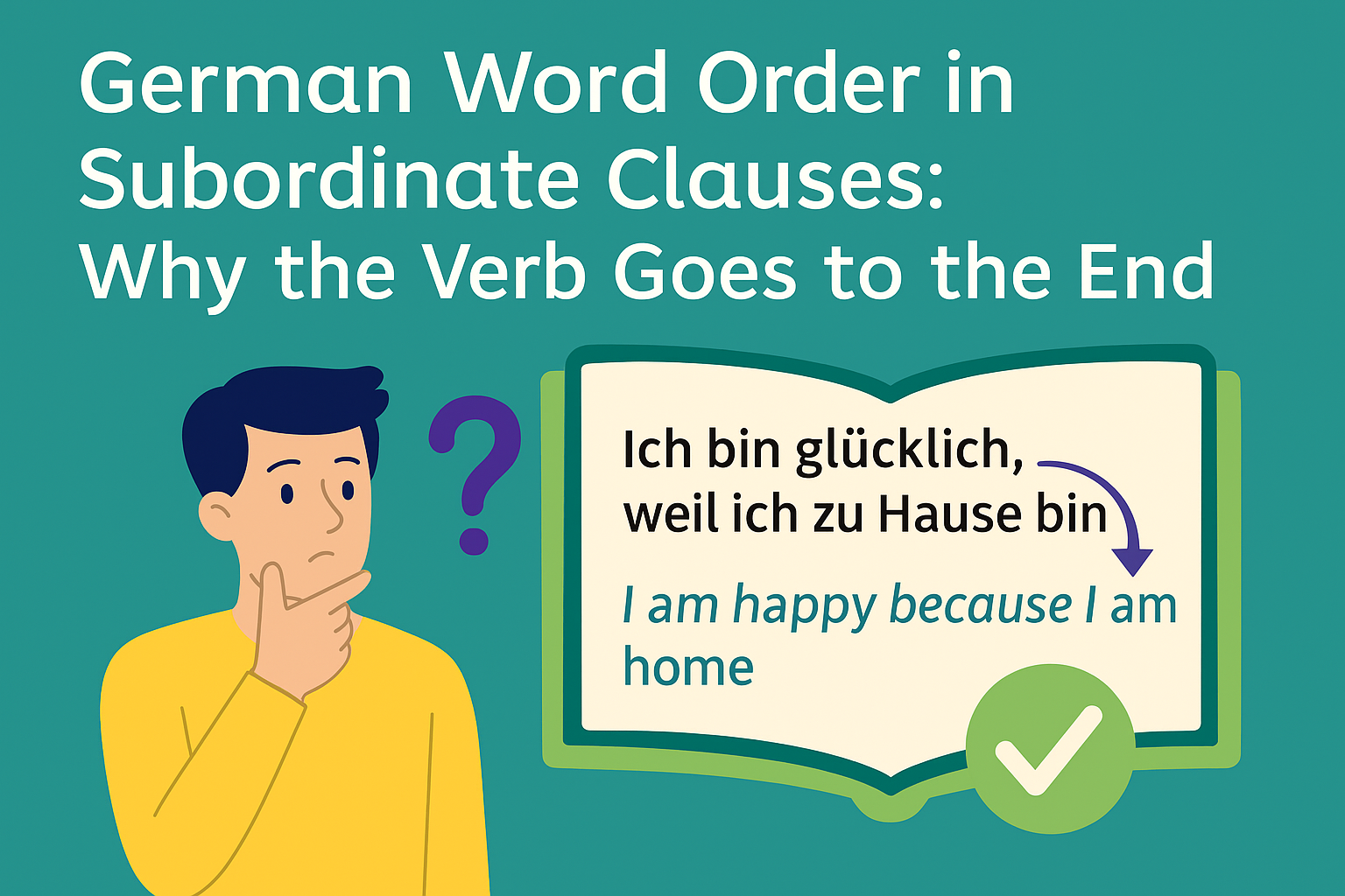 Why German Word Order Makes Sense — If You Look Closer