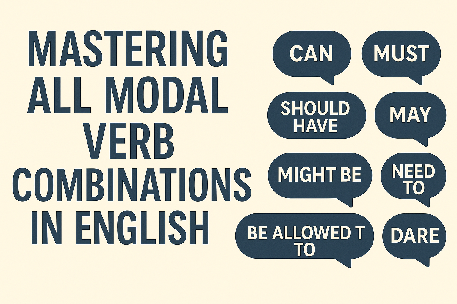 Mastering All Modal Verb Combinations in English: Beyond the Basics