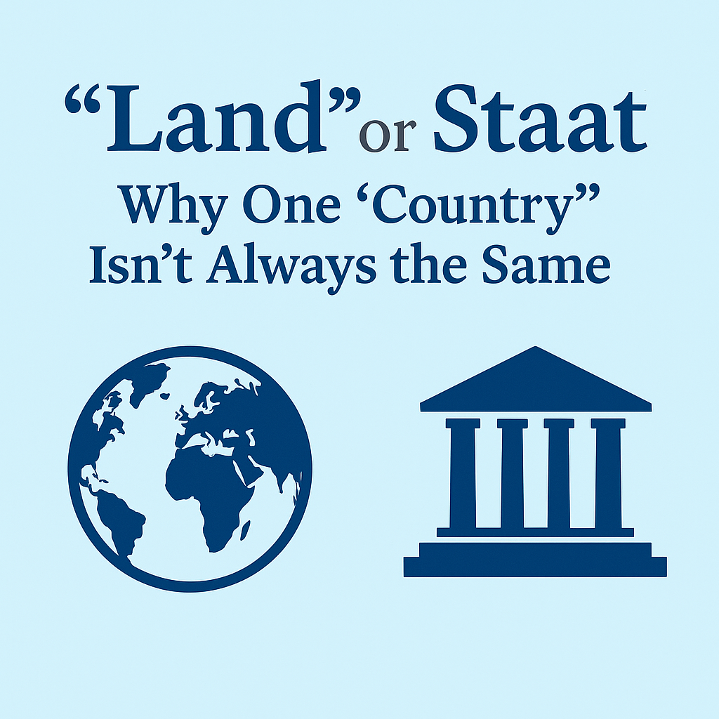 “Land” or Staat? Why One “Country” Isn’t Always the Same