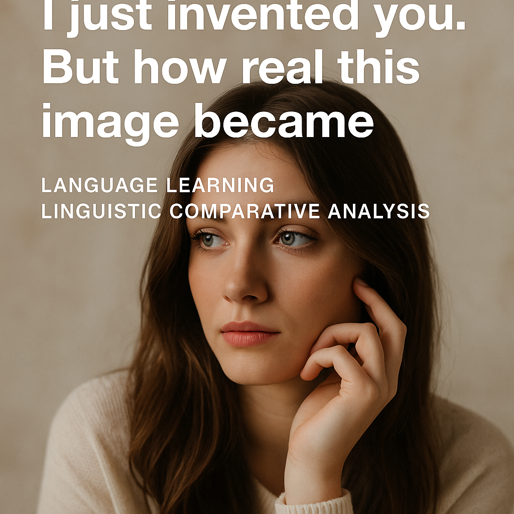 I Invented You — But the Feeling Was Real