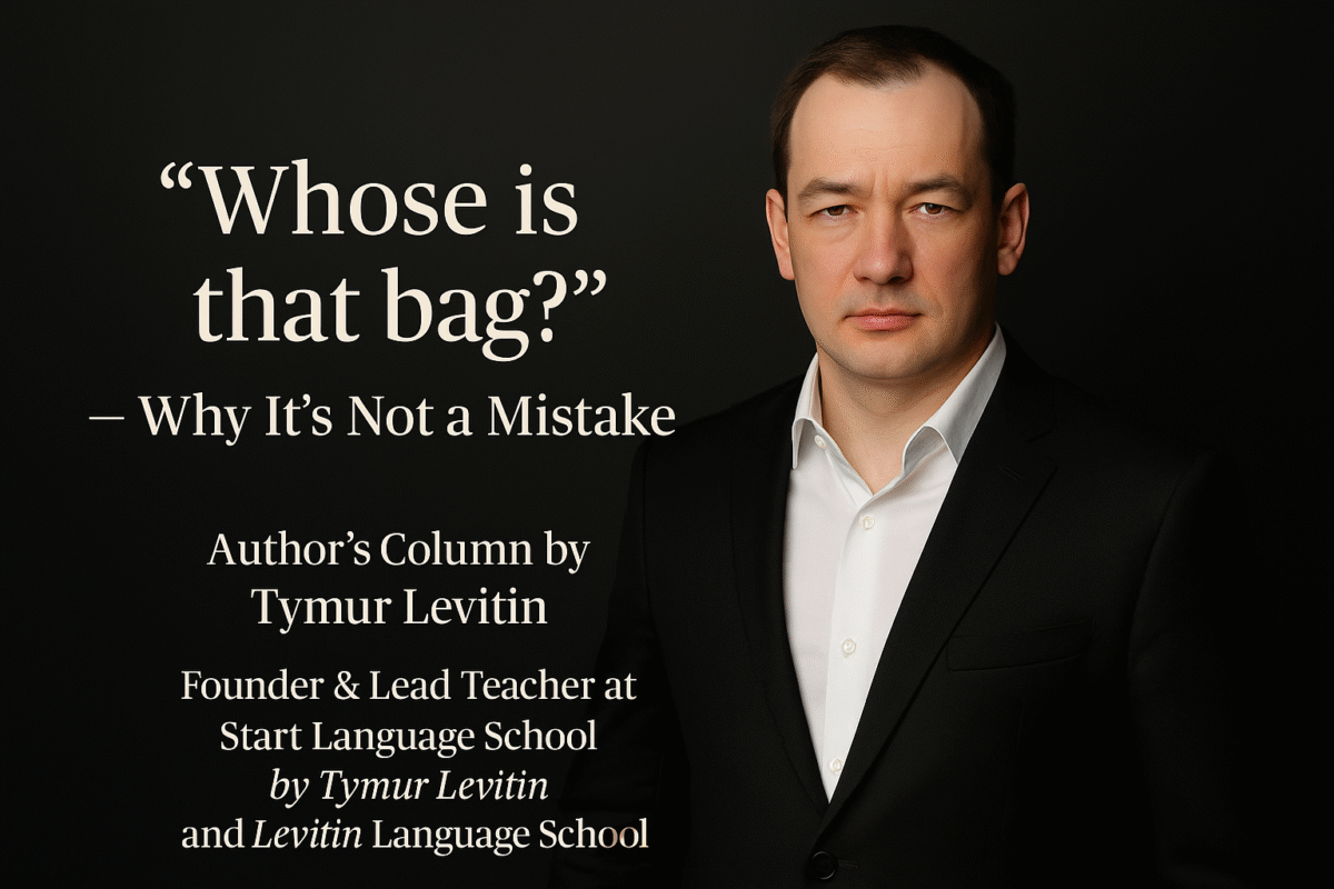 Whose is That Bag? — Why It’s Not a Mistake