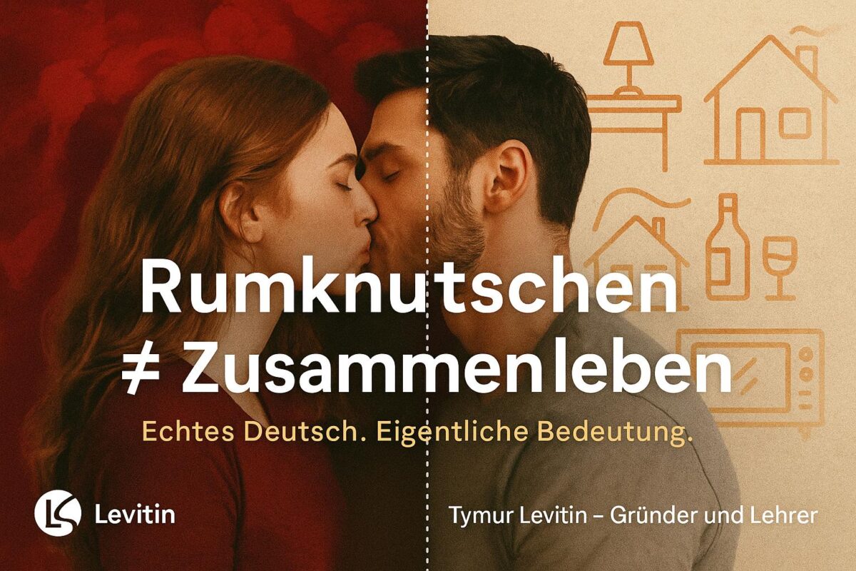 What Does “Rumknutschen” Actually Mean? — The Most Important German Expressions for Love, Sex, and Relationships