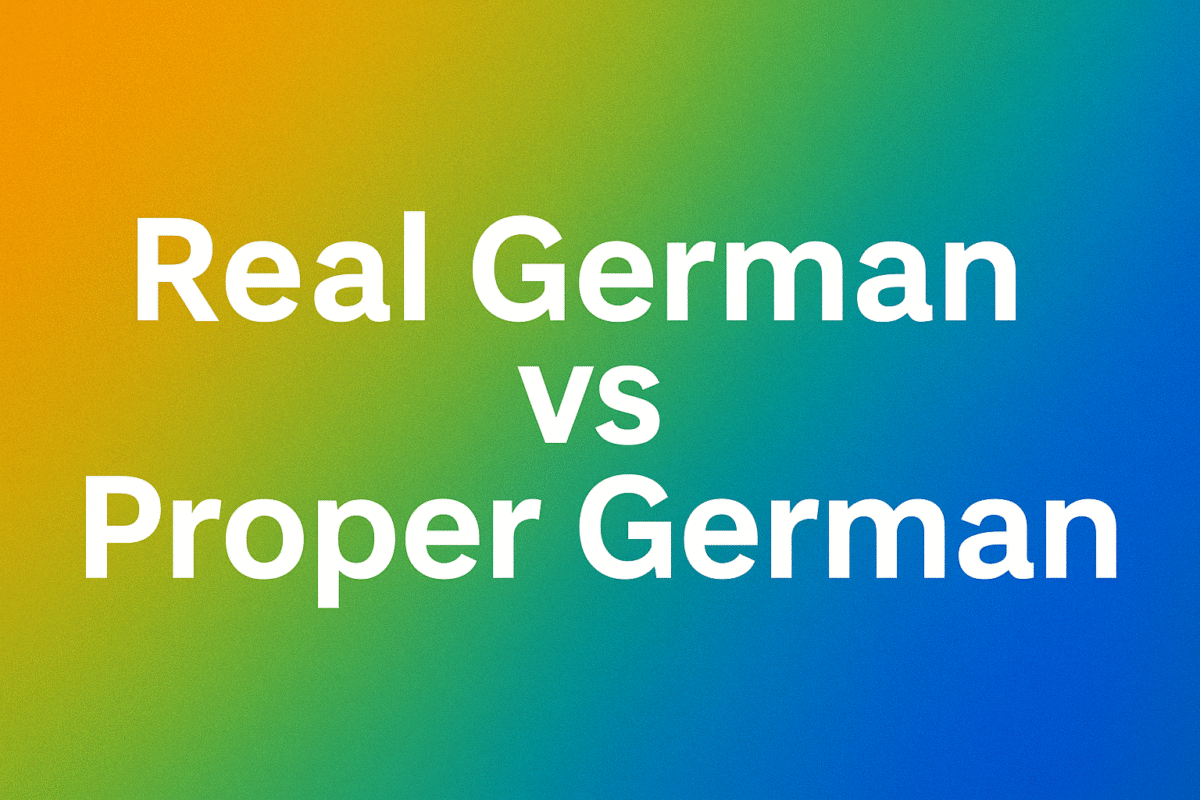 Was ist „richtiges“ Deutsch? — Why There’s No Such Thing as One Perfect German