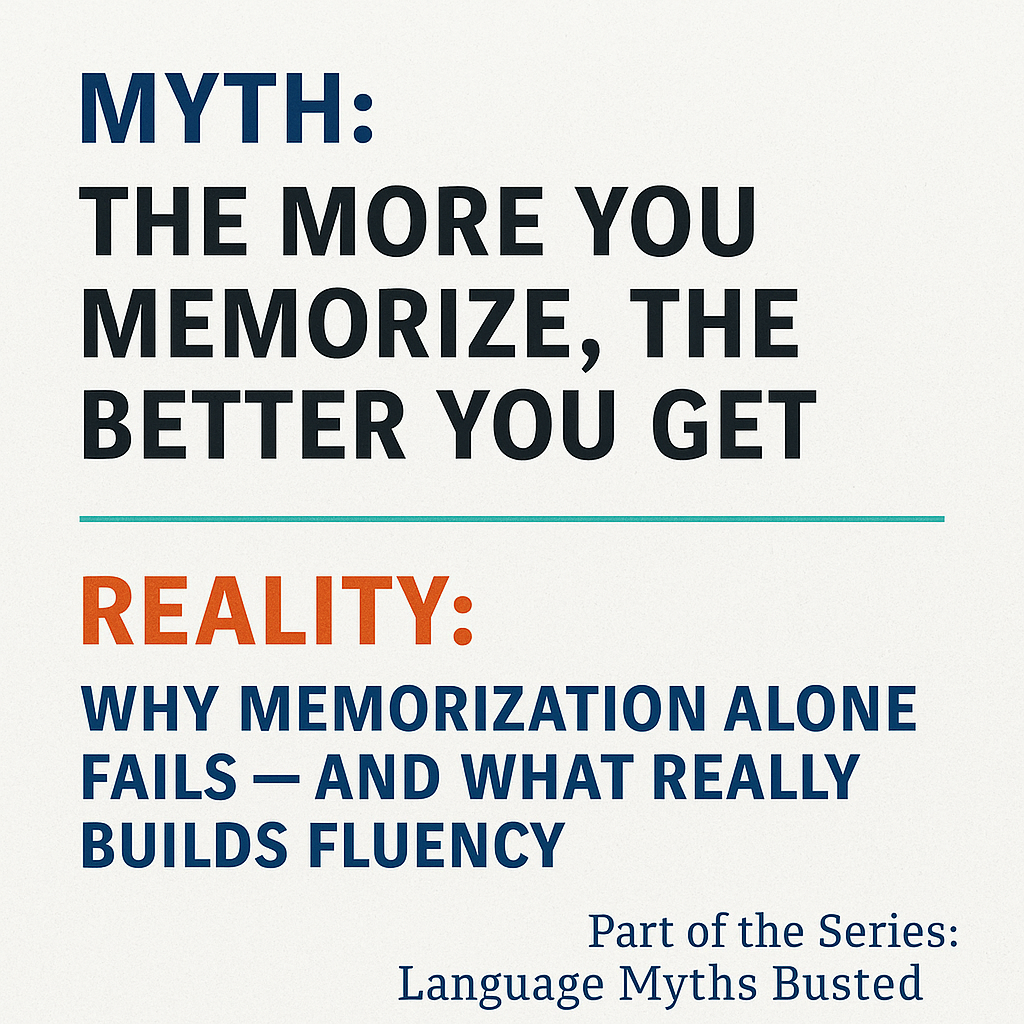 Myth: The More You Memorize, the Better You Get