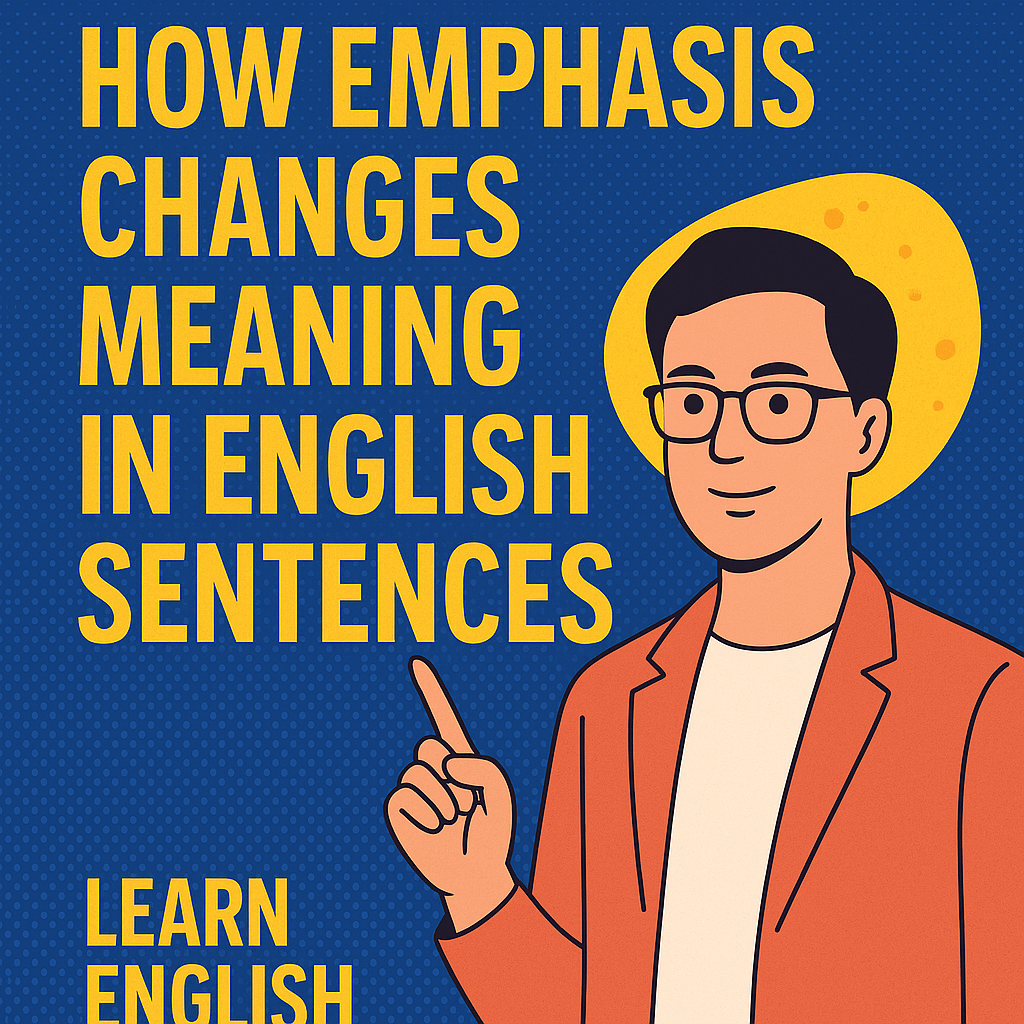 How Emphasis Changes Meaning in English Sentences