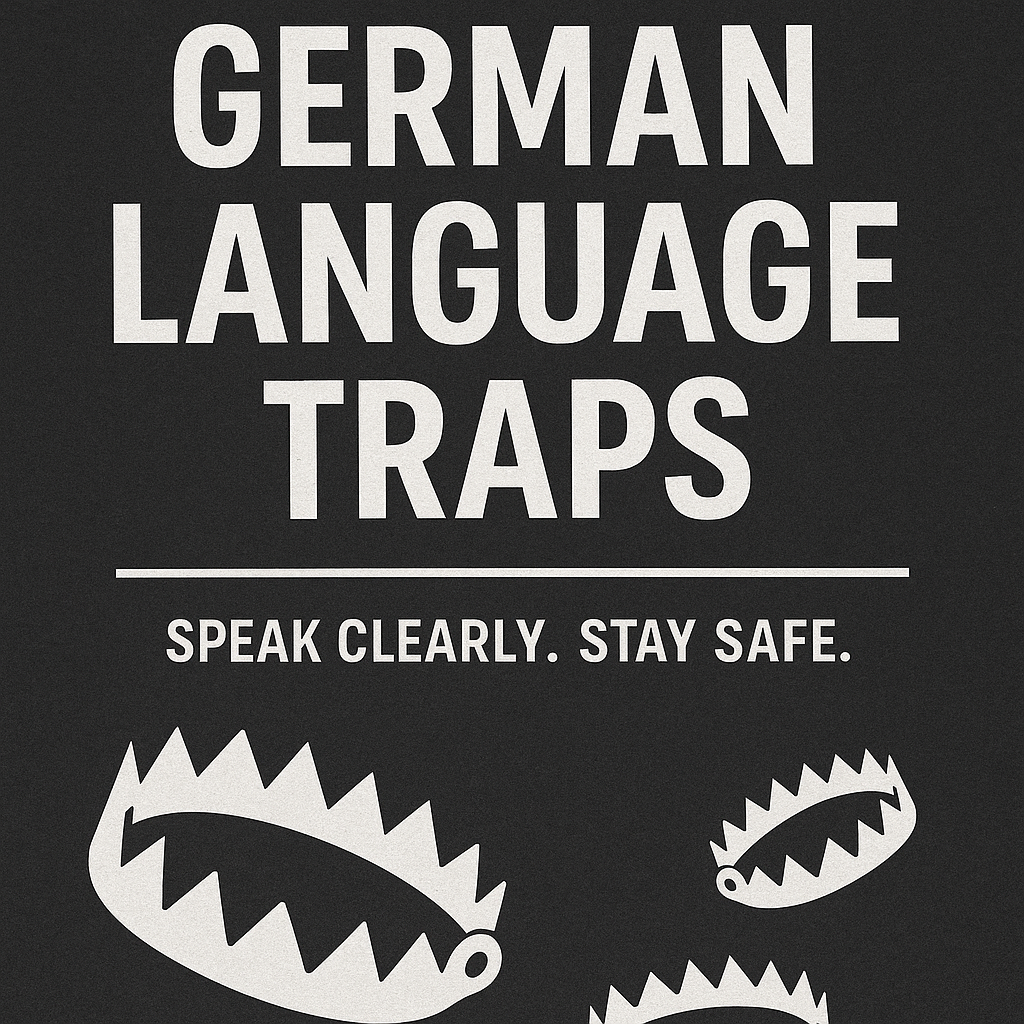 Vorsicht ist kein Fehler: Why Caution Is Not a Mistake in German