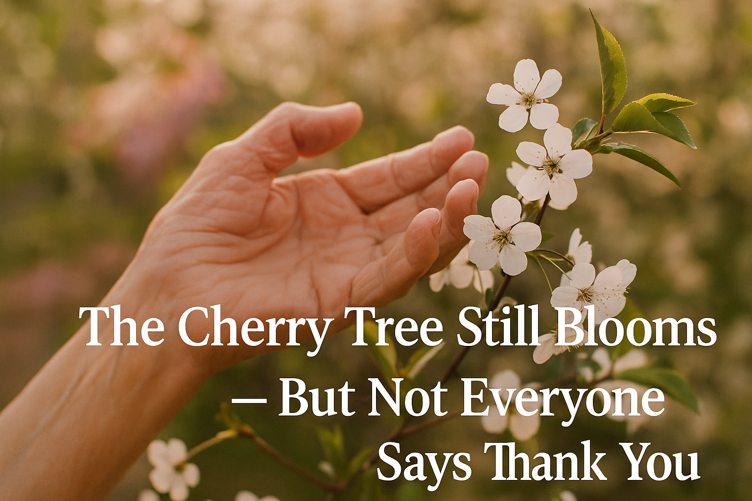 The Cherry Tree Still Blooms — But Not Everyone Says Thank You