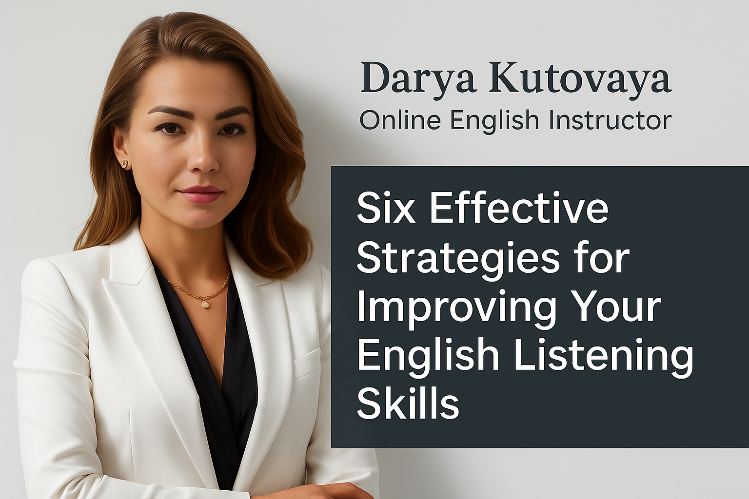 Six Effective Strategies for Improving Your English Listening Skills