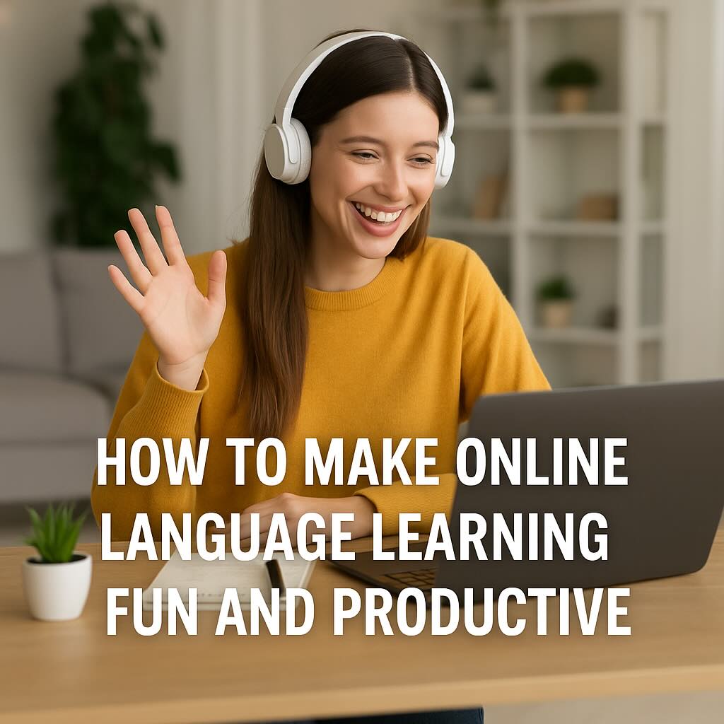 How to Make Online Language Learning Fun and Productive