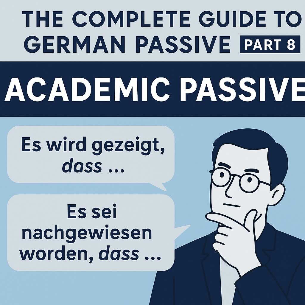 The Complete Guide to German Passive — Part 8
