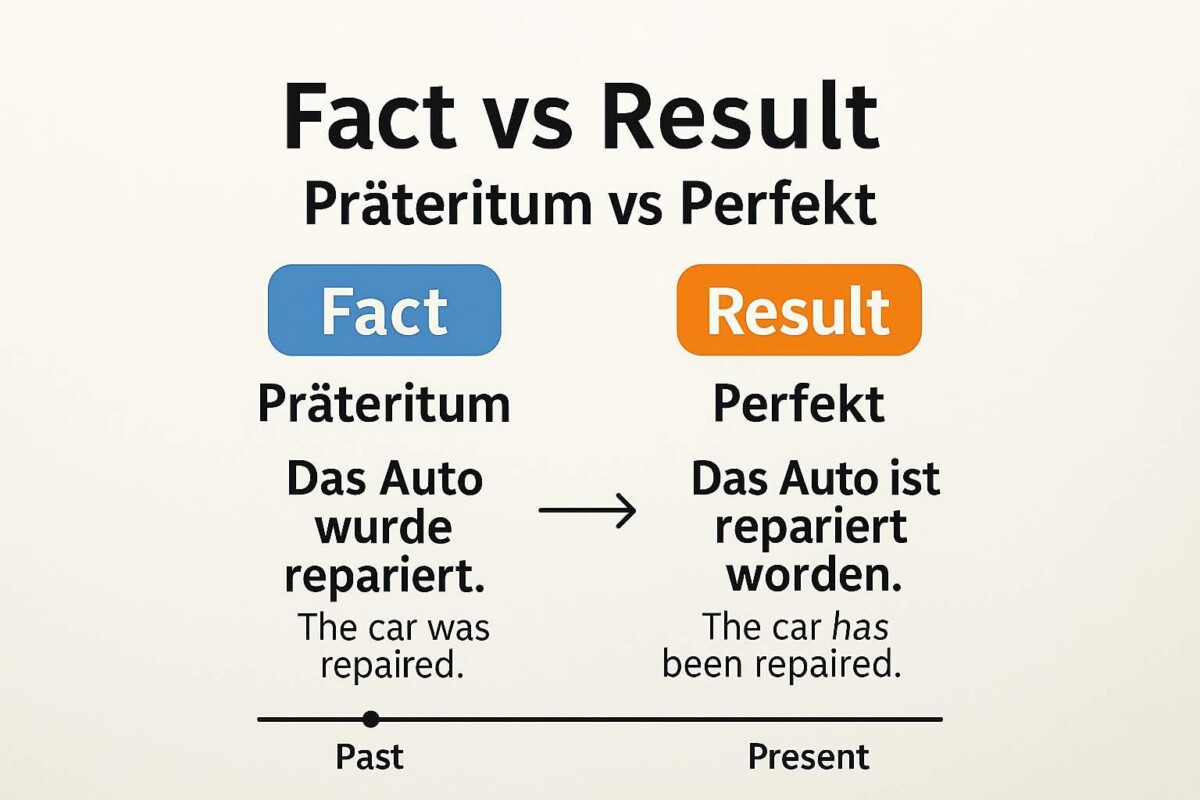 Perfekt vs Präteritum: Fact vs Result, Logic vs Reality
