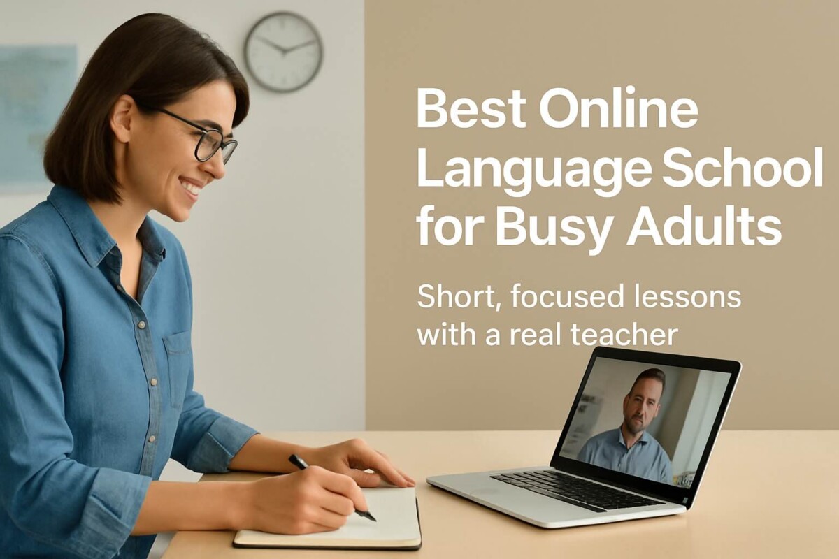 Best Online Language School for Busy Adults: Learn in 30–90 Minutes a Day