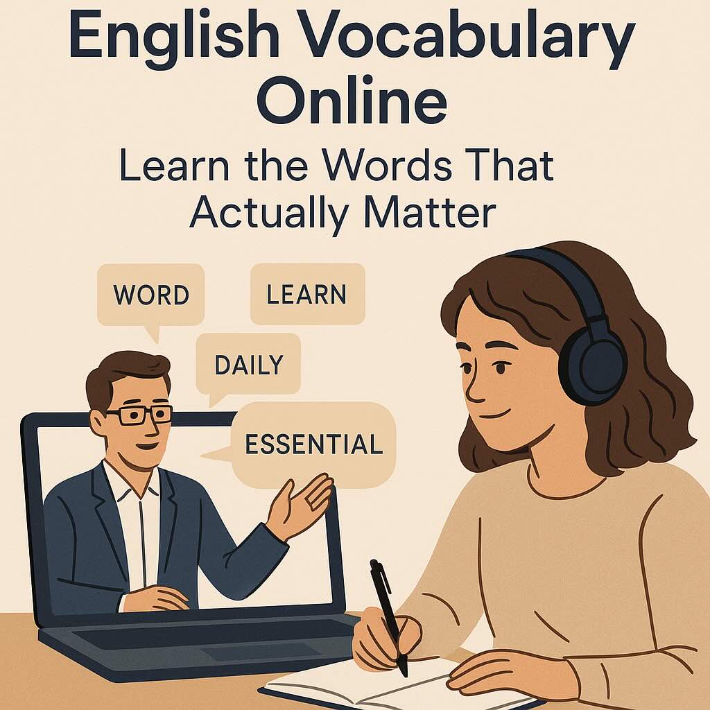 English Vocabulary Online — Learn the Words That Actually Matter