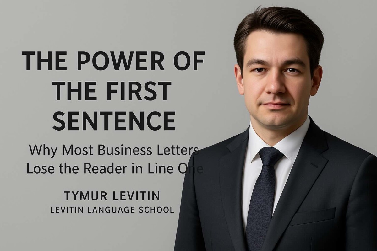 The Power of the First Sentence: Why Most Business Letters Lose the Reader in Line One