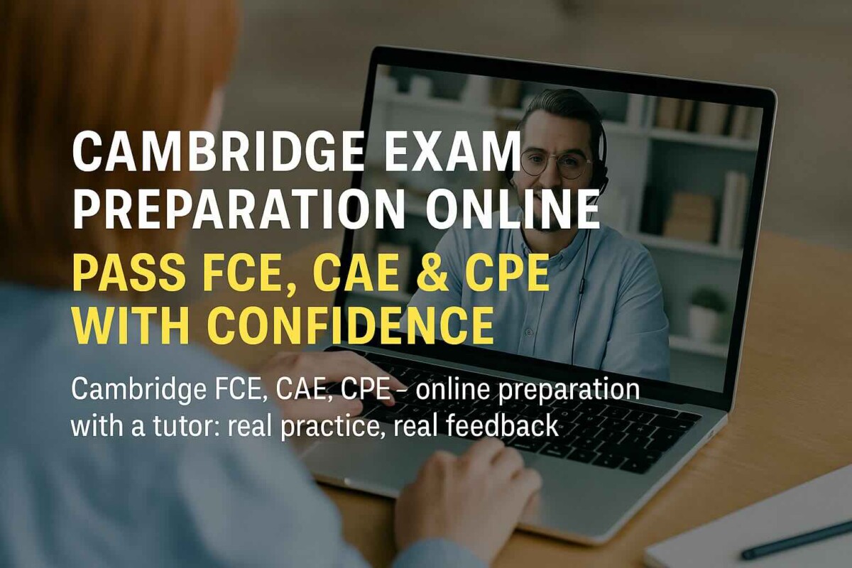 Cambridge Exam Preparation Online — Pass FCE, CAE & CPE with Confidence