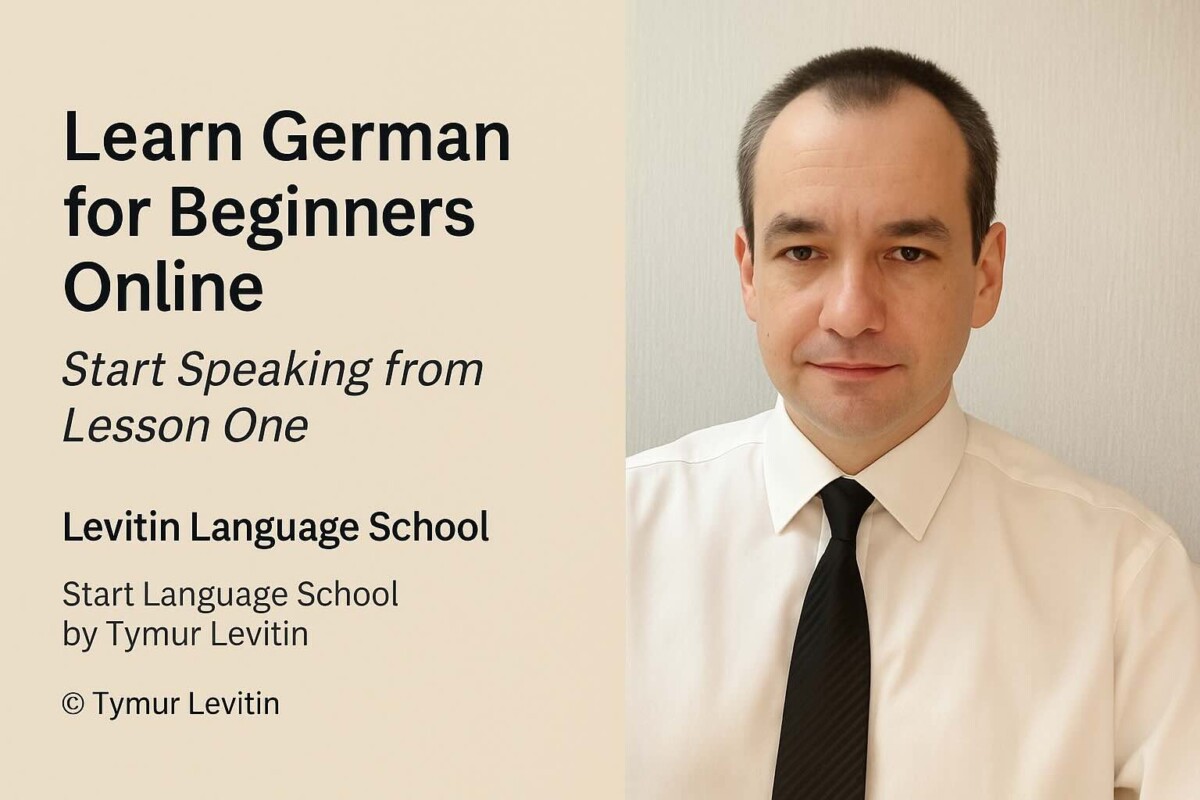 Learn German for Beginners Online — Start Speaking from Lesson One