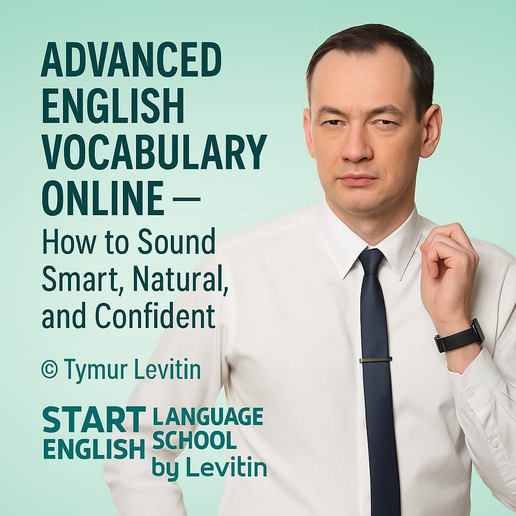 Advanced English Vocabulary Online — How to Sound Smart, Natural, and Confident