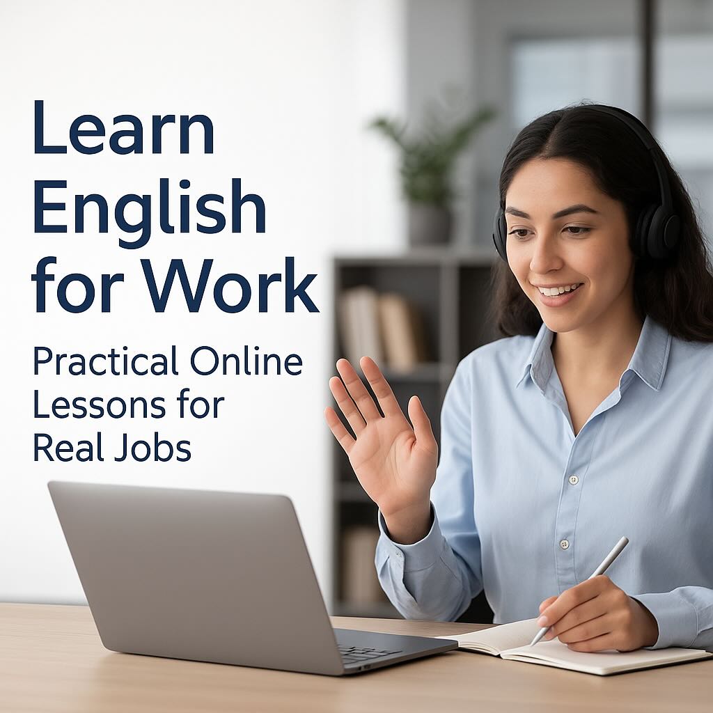 Learn English for Work — Practical Online Lessons for Real Jobs