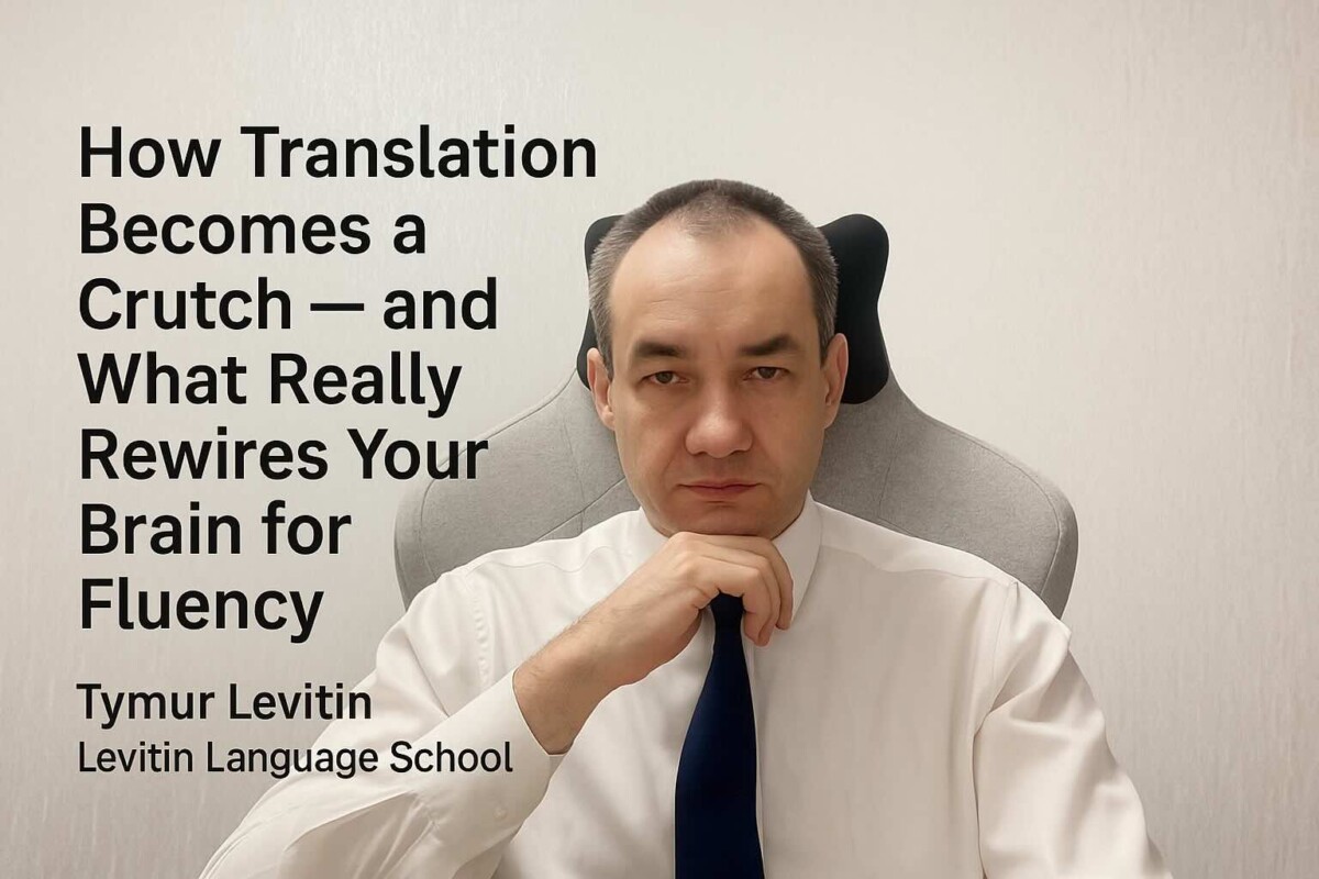 How Translation Becomes a Crutch — and What Really Rewires Your Brain for Fluency