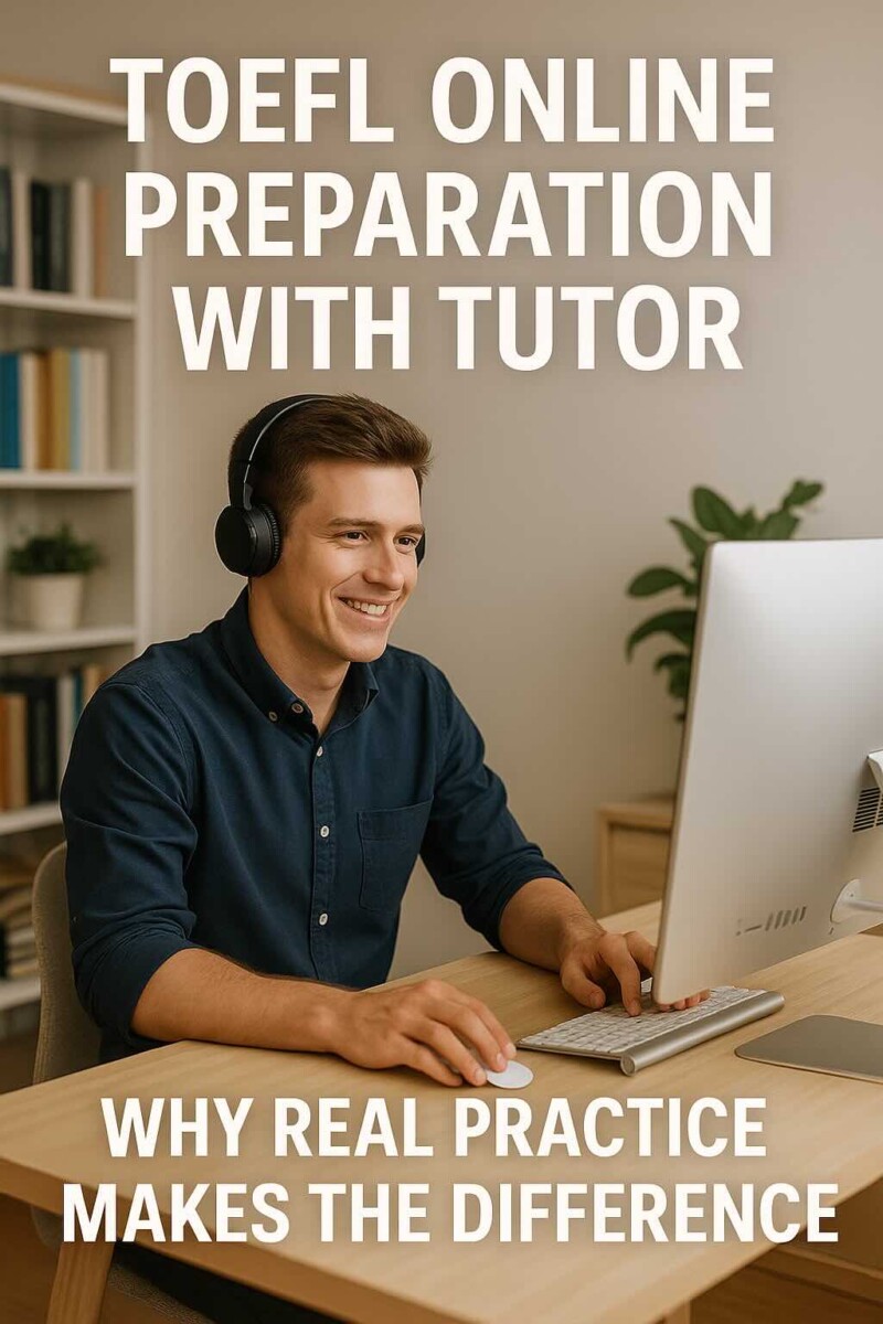 TOEFL Online Preparation with Tutor — Why Real Practice Makes the Difference