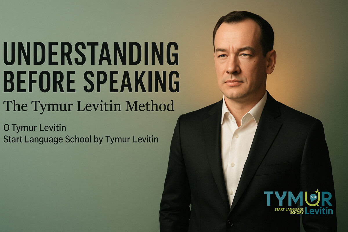 Understanding Before Speaking — The First Step in the Tymur Levitin Method