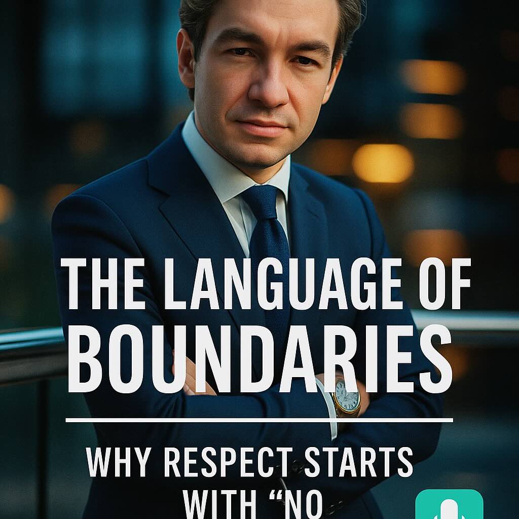 The Language of Boundaries — Why Respect Starts With “No”