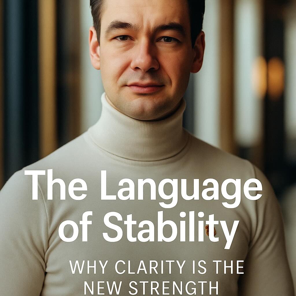 The Language of Stability — Why Clarity Is the New Strength