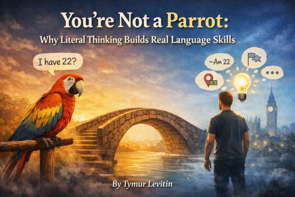 “You’re Not a Parrot”: Why Literal Thinking Builds Real Language Skills