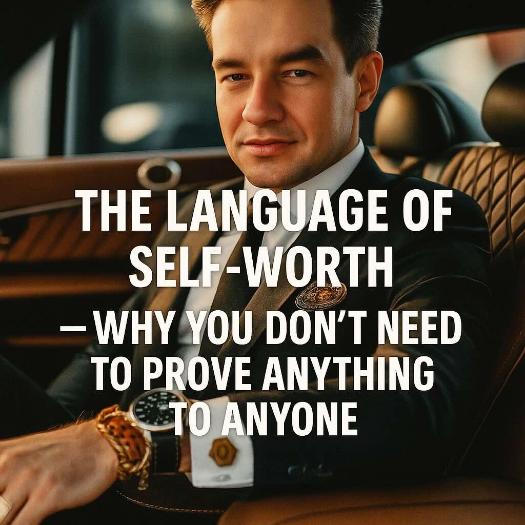 The Language of Self-Worth — Why You Don’t Need to Prove Anything to Anyone