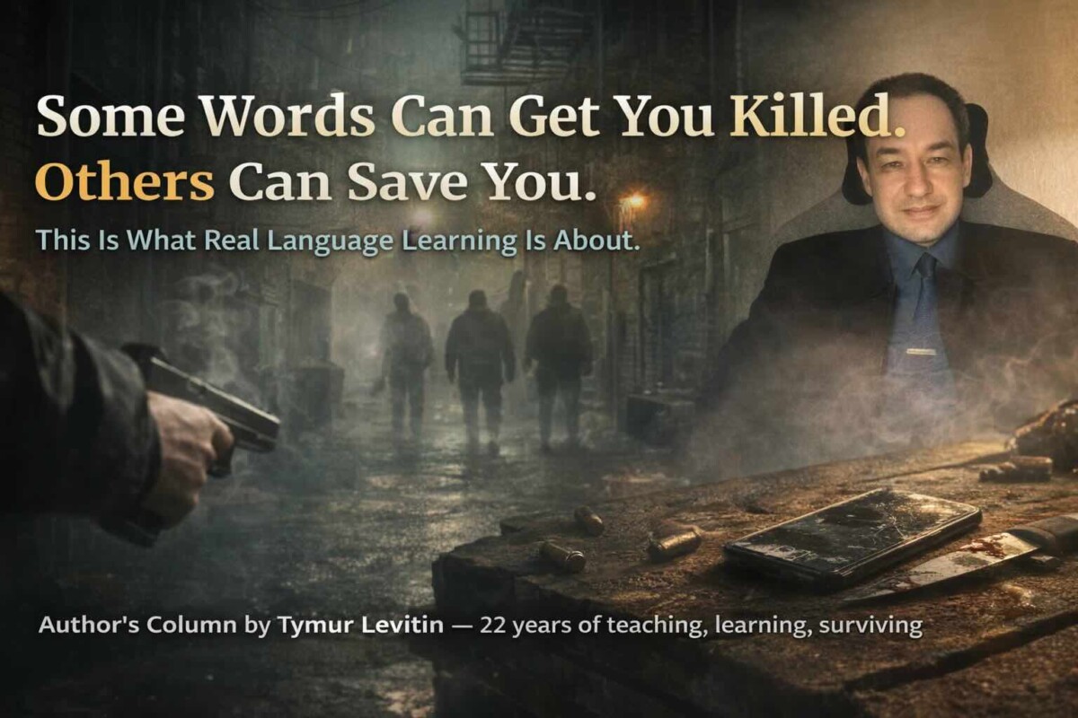 Some Words Can Get You Killed. Others Can Save You. This Is What Real Language Learning Is About.