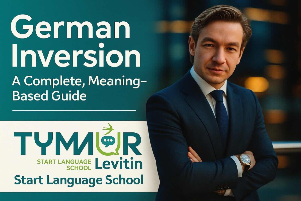 German Inversion for English Speakers: When Word Order Becomes Meaning | Full Meaning-Based Lesson