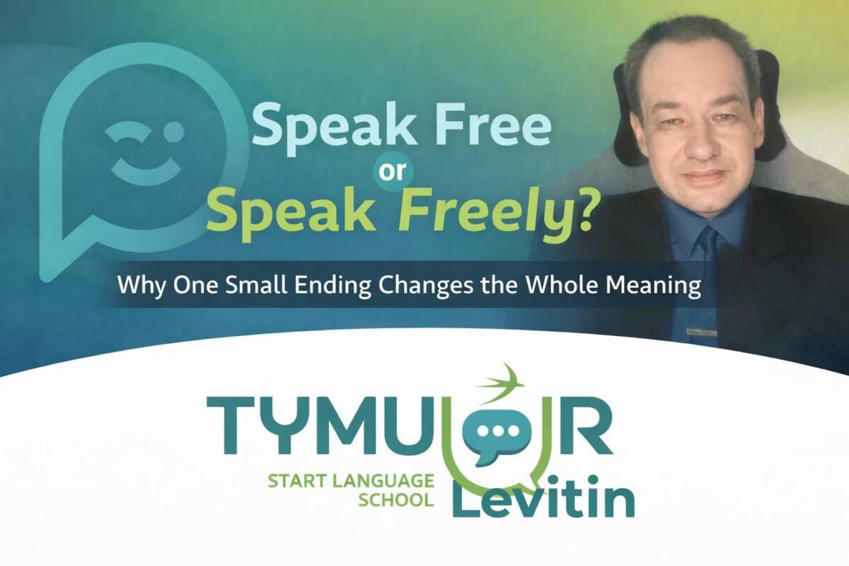 Speak Free or Speak Freely?