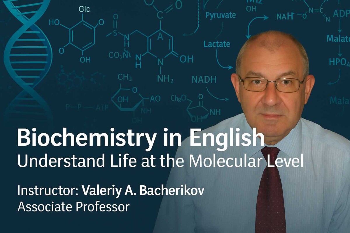 Biochemistry in English — Understand Life at the Molecular Level