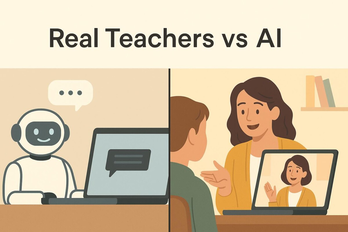 Real Teachers vs AI: Why Human Interaction Still Matters in Online Language Learning