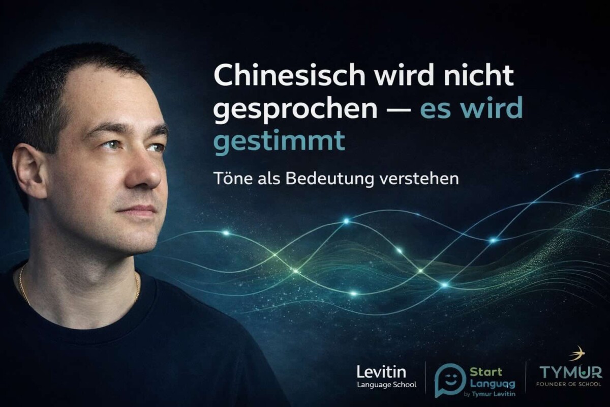 Chinese Is Not Spoken — It Is Tuned (German Learners)