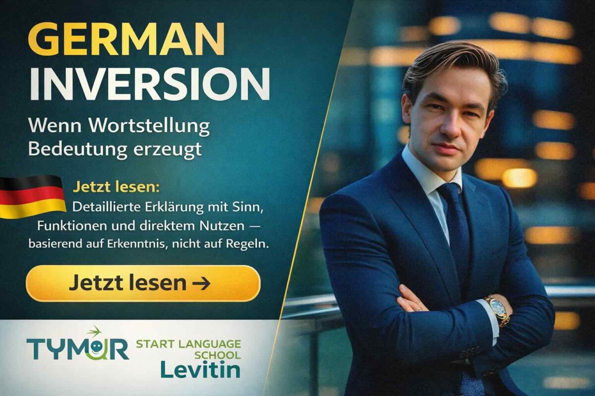 German Inversion for German Speakers: Meaning, Focus, and Word Order Explained Clearly