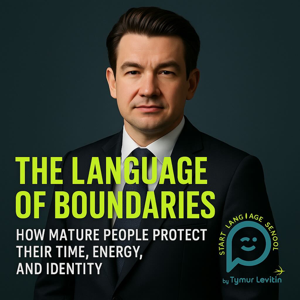 THE LANGUAGE OF BOUNDARIES — How Mature People Protect Their Time, Energy, and Identity