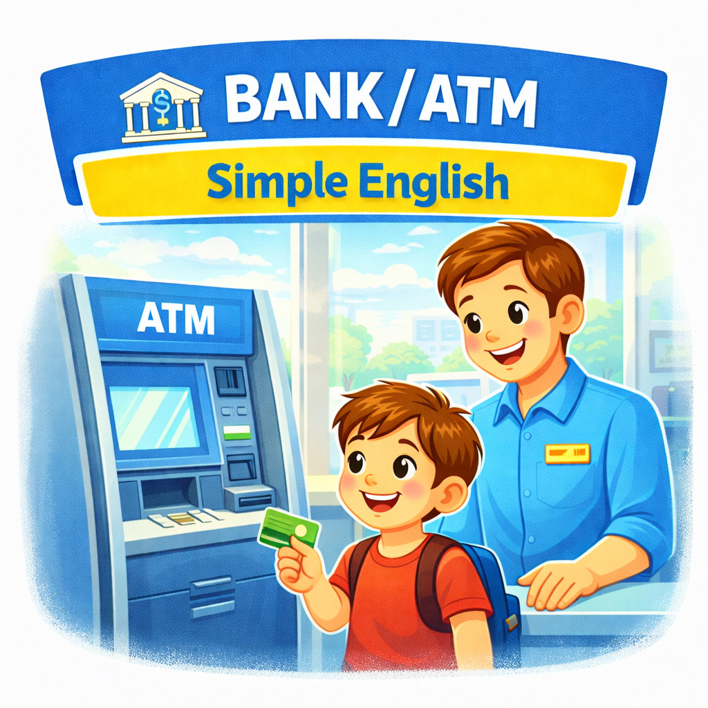 🏦 Lesson 28 — At the Bank / ATM