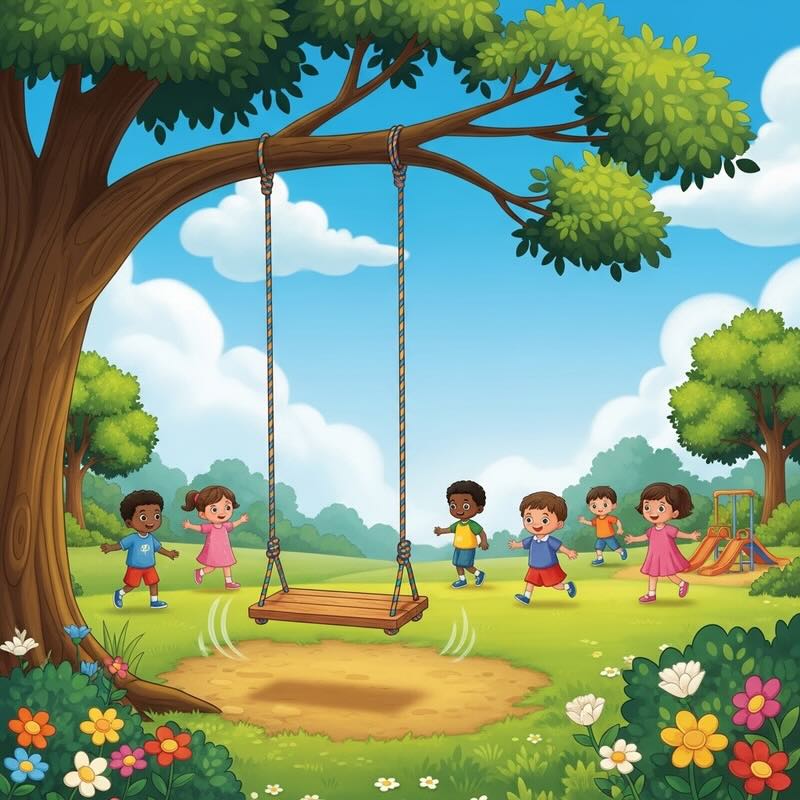 Lesson 17 – At the Playground | English for Kids | Vocabulary + Dialogue + Speaking