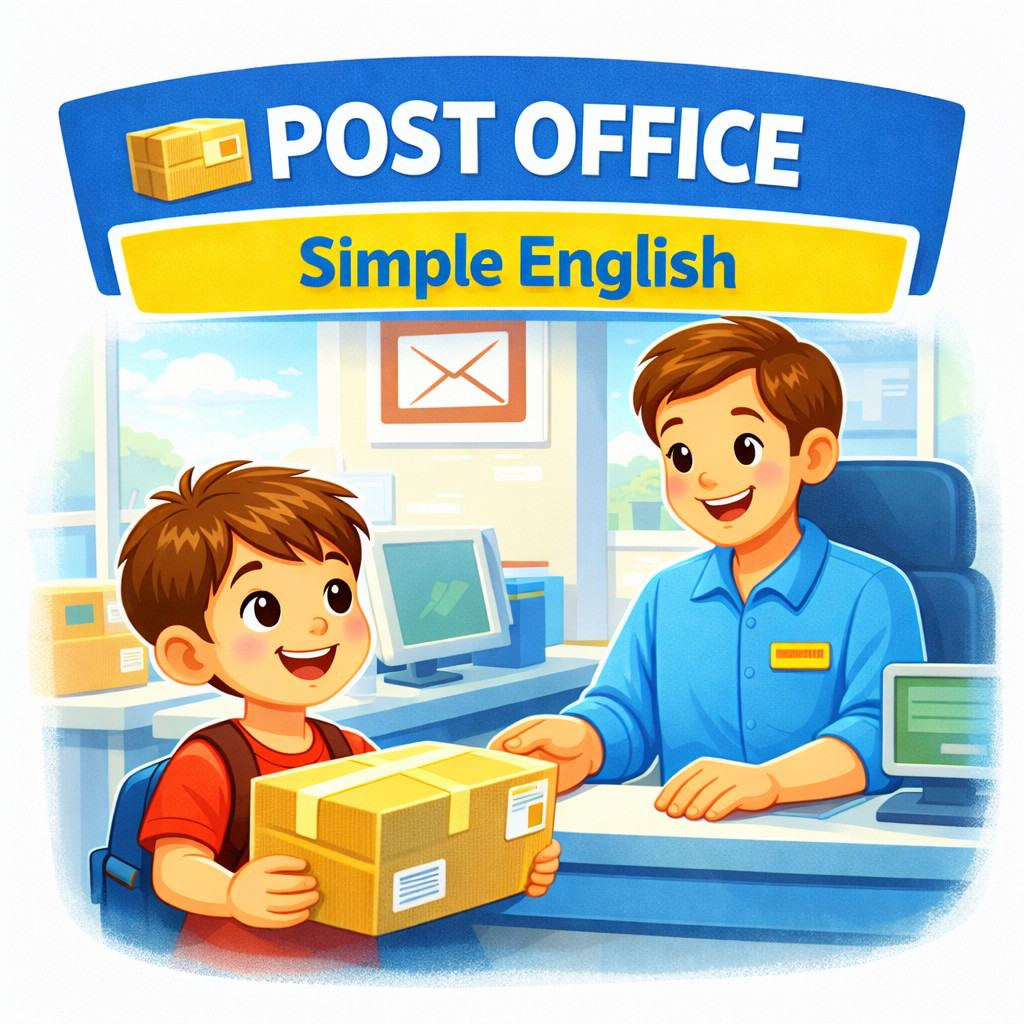 📦 Lesson 27 — At the Post Office / Courier Service