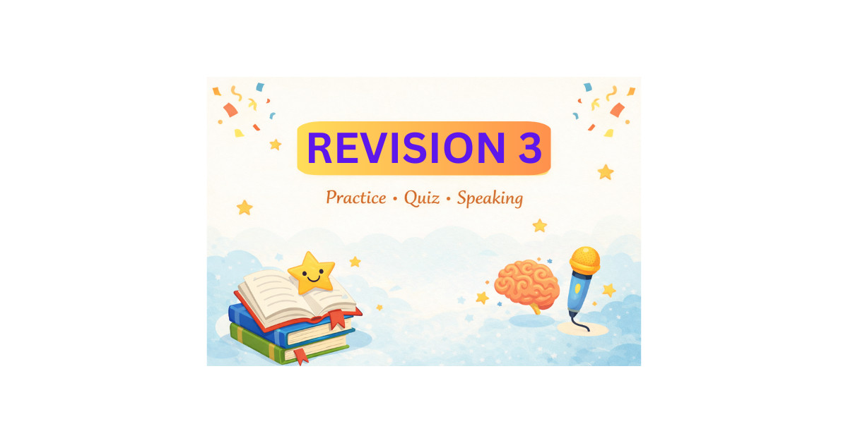 Revision Lesson – Review and Practice