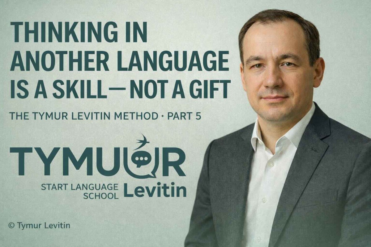 Thinking in Another Language Is a Skill — Not a Gift