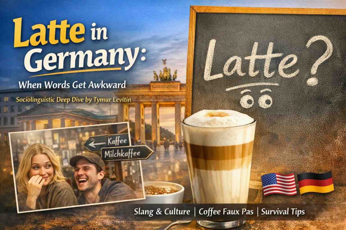 Latte in Germany: Why One Word Can Make You Blush