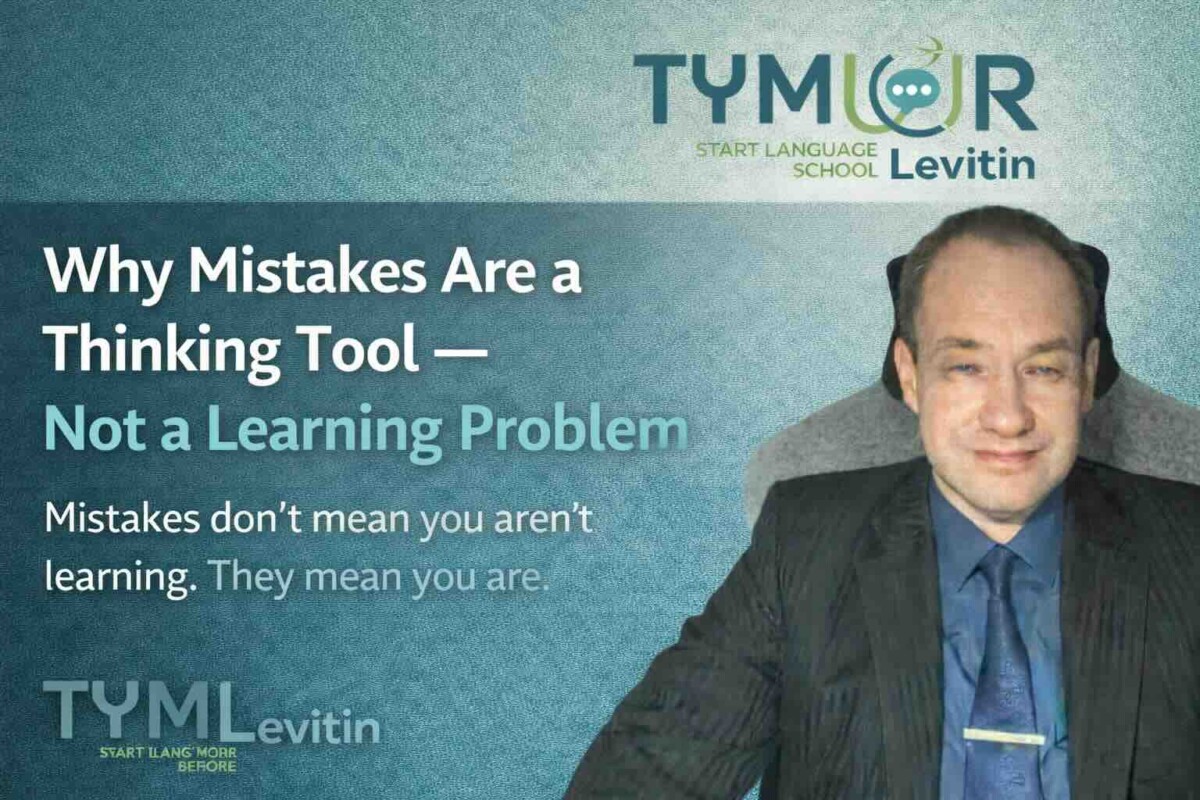 Why Mistakes Are a Thinking Tool — Not a Learning Problem