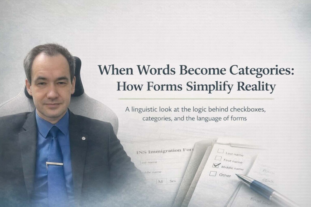 When Words Become Categories: How Forms Simplify Reality